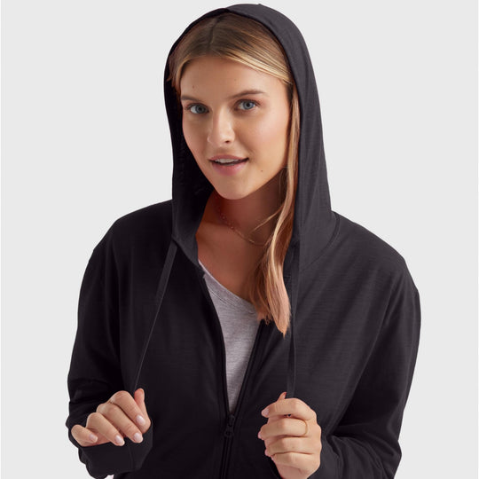 Damen Kapuzenjacke aus atmungsaktivem Material EB