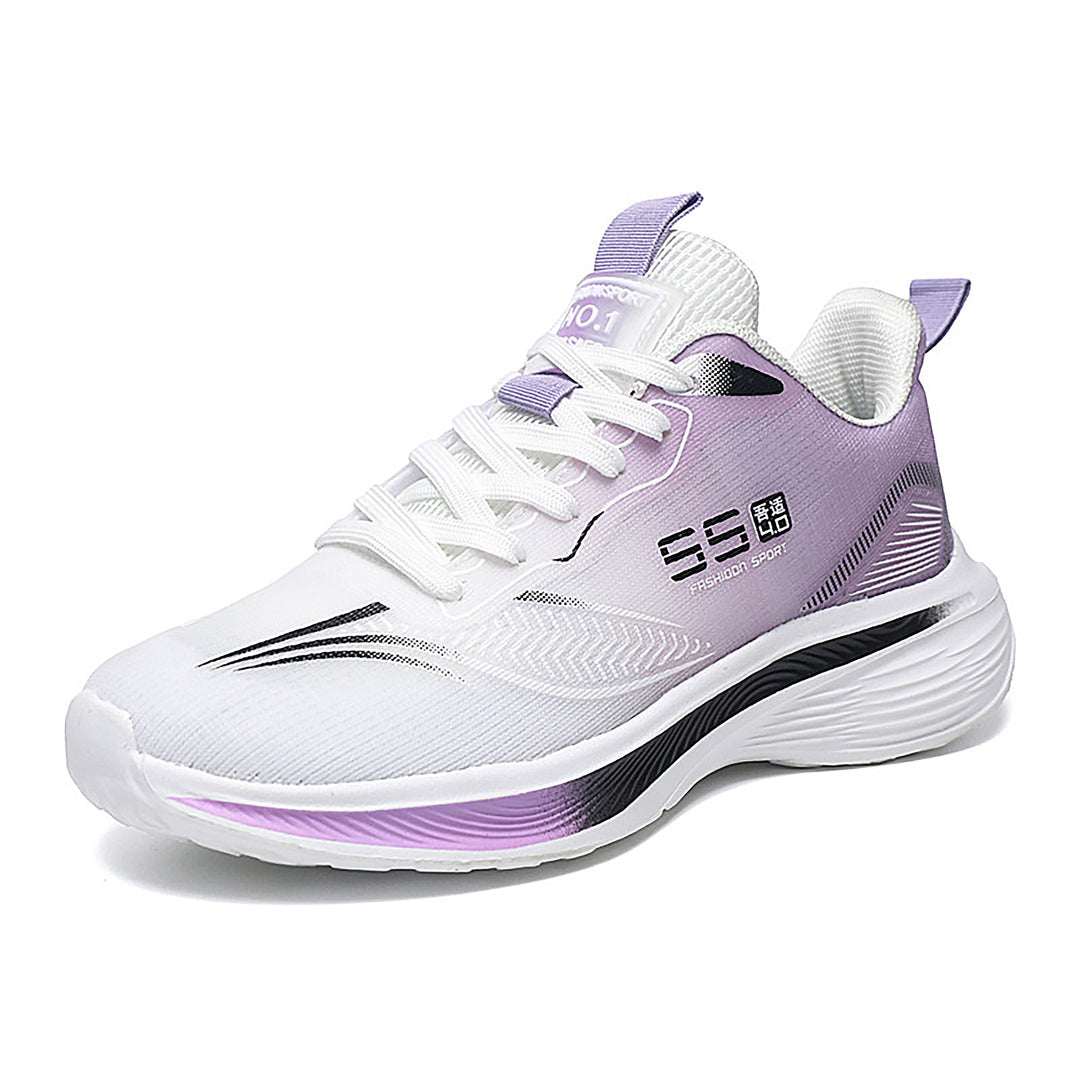 Damen Sportliche Laufschuhe mit atmungsaktiver Oberflächenstruktur und dämpfender Sohle EB