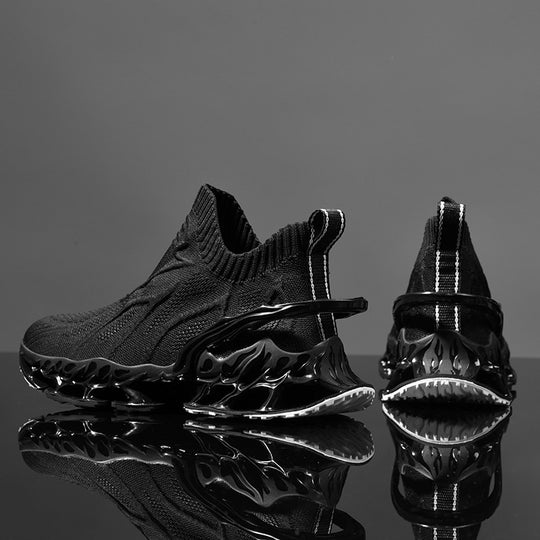 Damen hochentwickelte Sneaker mit nahtlosem Strick-Obermaterial und innovativem Sohlenprofil EB