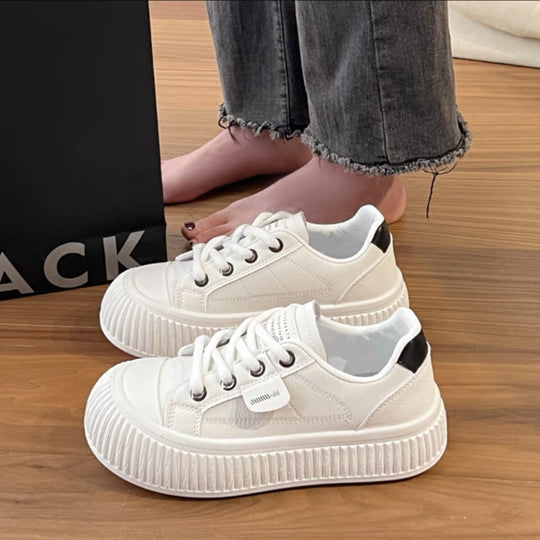 Damen modische Sneakers mit komfortablem Plateau und sportlichem Design EB