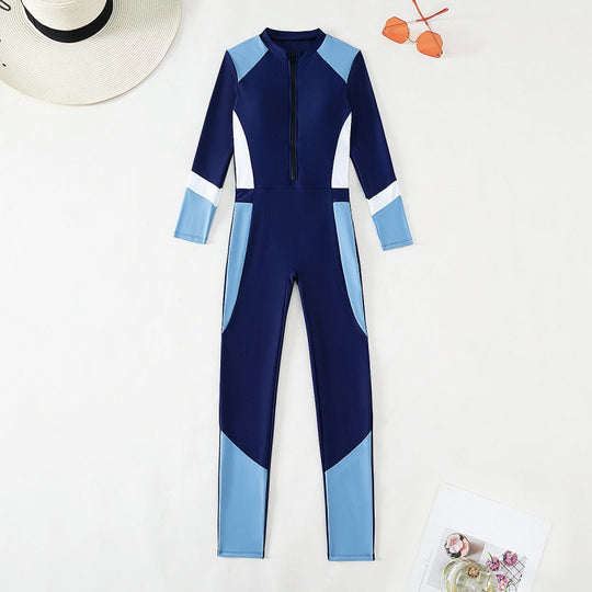 Damen Sportlicher Neoprenanzug mit hohem Kragen EB