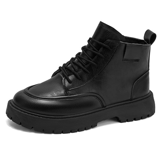 Damen Stiefeletten mit Reißverschluss und bequemer Schnürung EB
