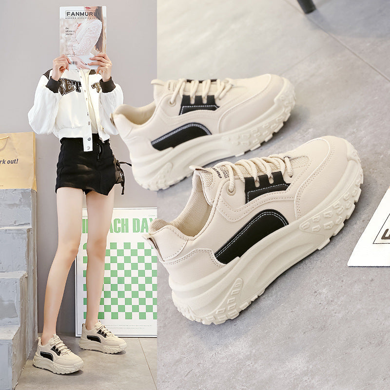 Damen Chunky Sneaker mit sportlichem Design und robustem Profil EB