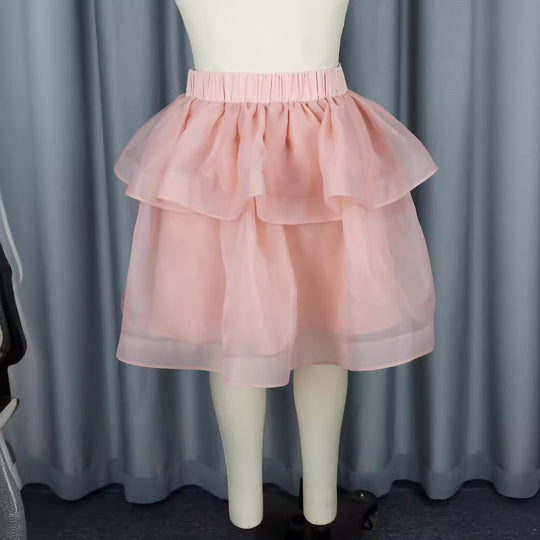 Damen Tüllrock mit voluminösem Schichten-Design EB