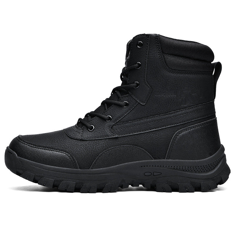 Herren wasserabweisende Tactical Boots mit hohem Knöchelschutz und strapazierfähiger Sohle EB