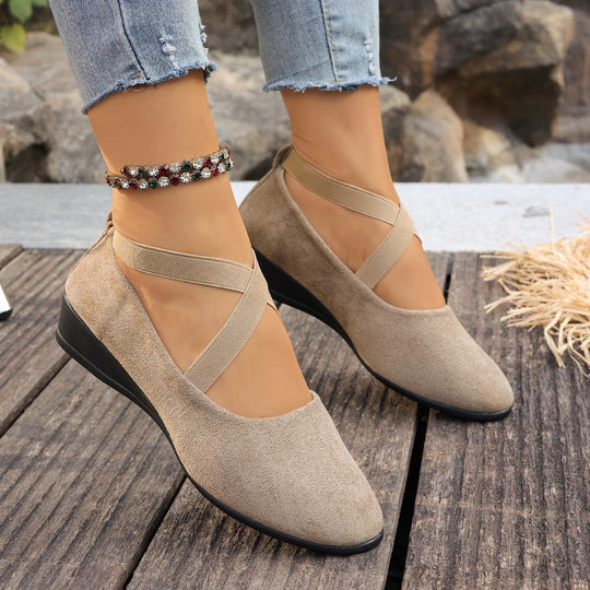 Damen Halbschuhe mit elegantem Riemendesign EB