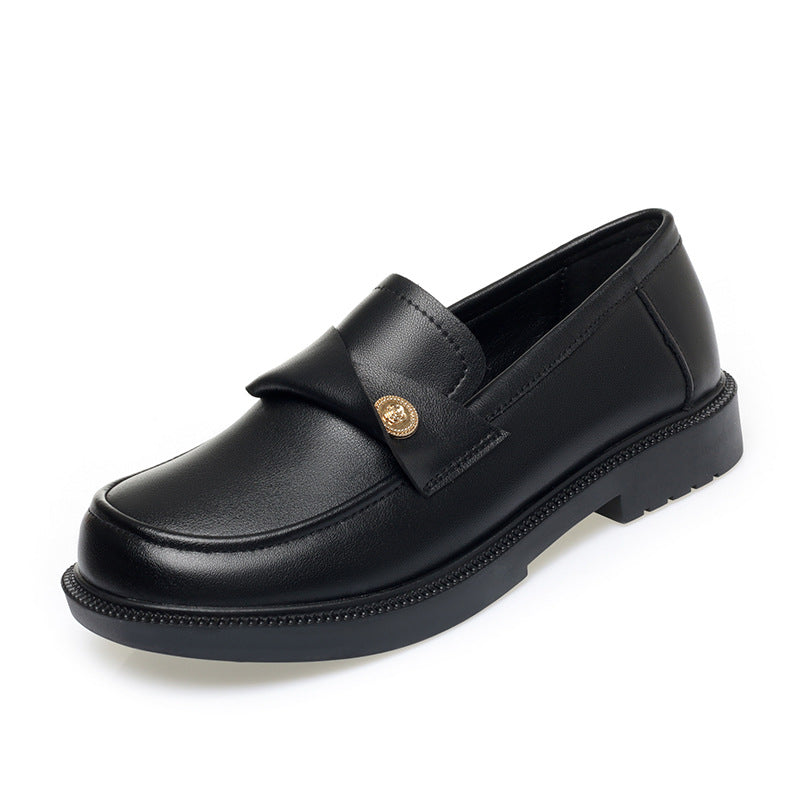 Damen Elegante Mokassins mit modischem Kettendetail und bequemer Sohle EB