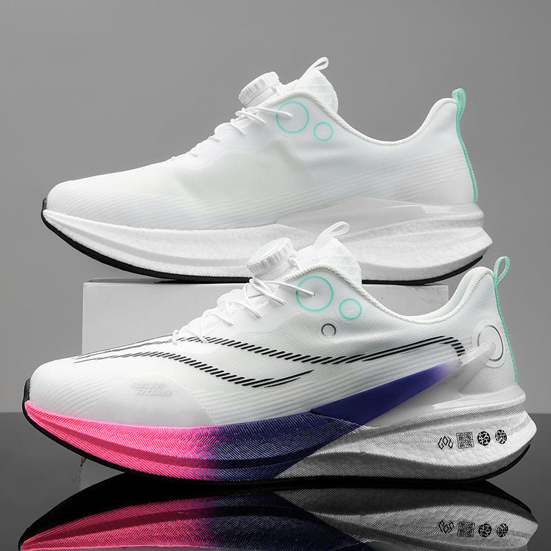 Unisex Performance-Laufschuhe mit Drehverschluss, mehrschichtiger Rebound-Zwischensohle und stabiler TPU-Fersenstütze EB