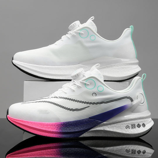 Unisex Performance-Laufschuhe mit Drehverschluss, mehrschichtiger Rebound-Zwischensohle und stabiler TPU-Fersenstütze EB