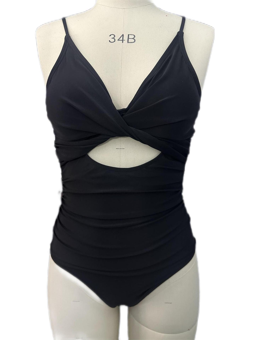 Damen Eleganter Einteiler-Badeanzug mit modischem Cut-Out EB