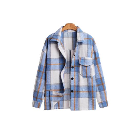 Damen Karierte Holzfällerjacke EB