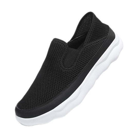 Damen Atmungsaktive Slip-On Freizeitschuhe mit flexiblem Obermaterial EB