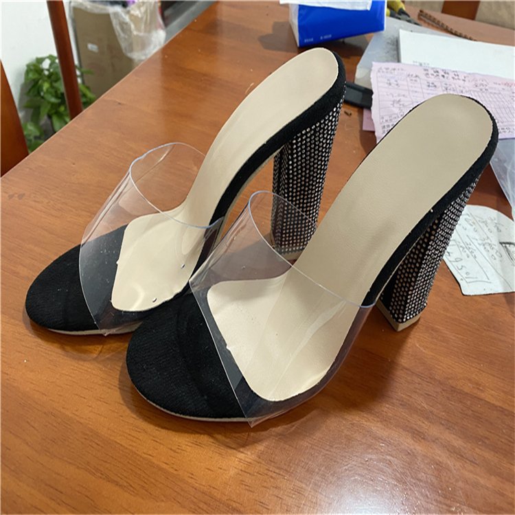 Damen Glamouröse High Heel Sandalen EB