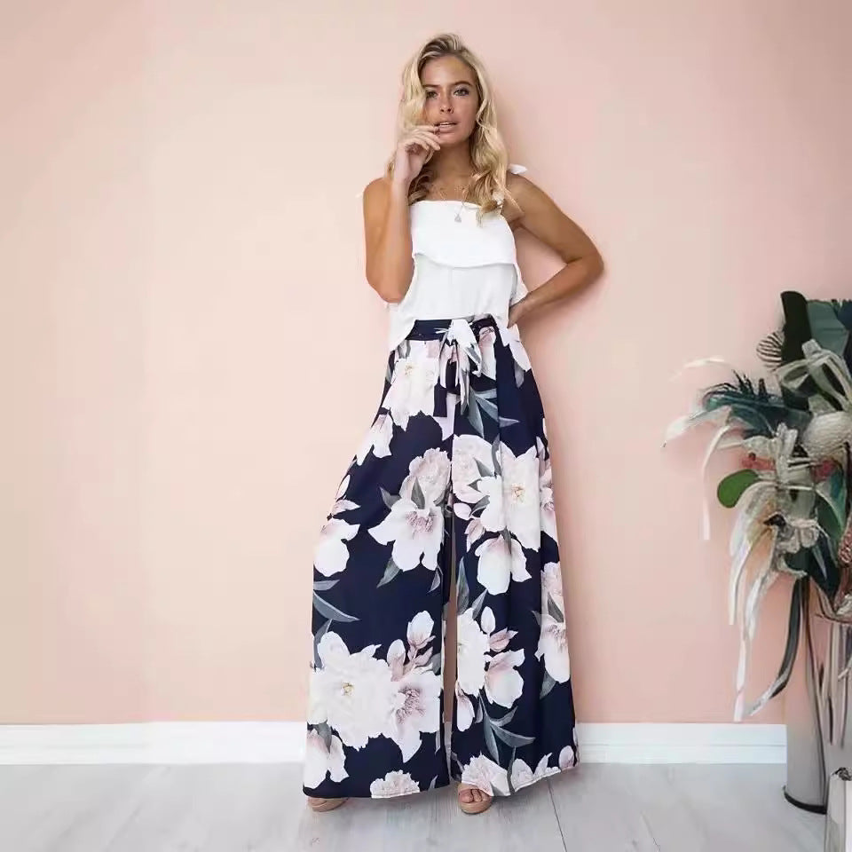 Damen Maxirock mit floralem Druck EB