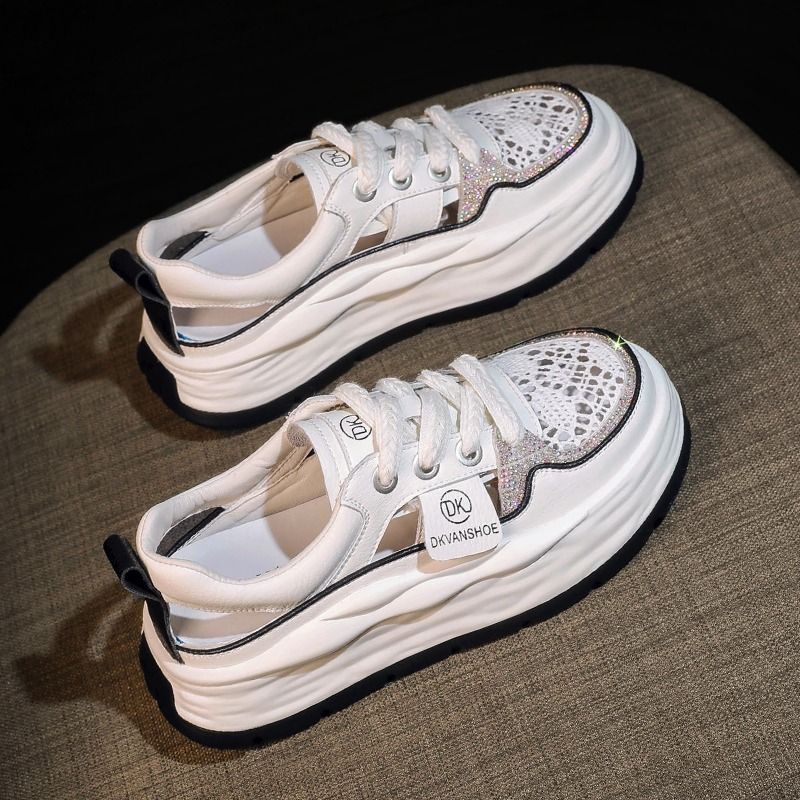 Damen Chunky Sneakers mit atmungsaktiver Mesh-Oberfläche und komfortabler Dämpfung EB