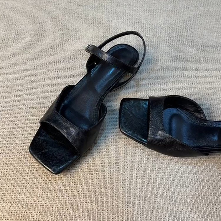 Damen modische Sling-Sandalen mit elegantem Riemen und komfortabler Sohle EB
