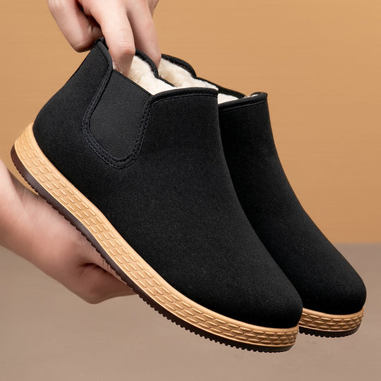 Damen Warme und komfortable Ankle Boots mit kuscheligem Innenfutter EB