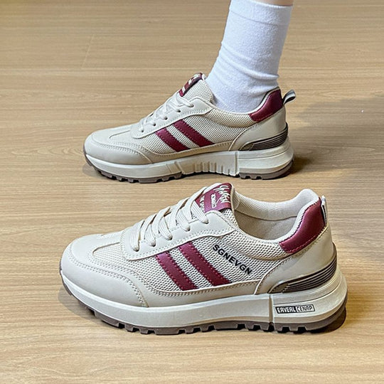 Damen Sportliche Freizeitschuhe mit atmungsaktiver Oberflächenstruktur EB