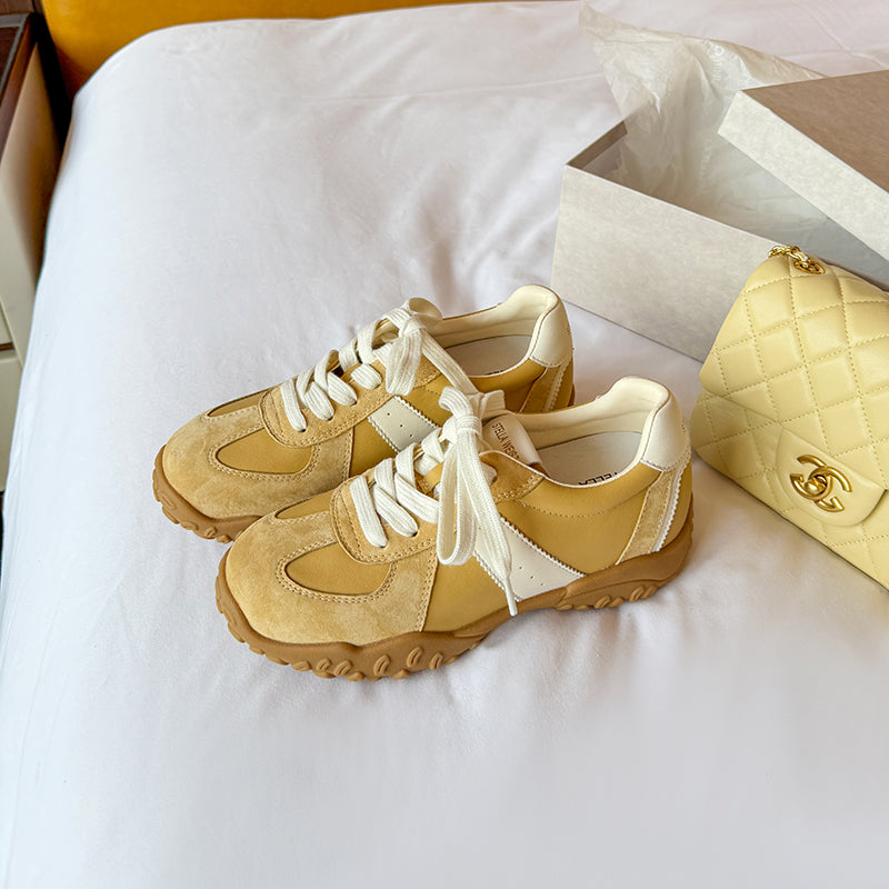 Damen sportive Sneakers mit atmungsaktiver Obermaterialkombination und rutschfester Laufsohle EB