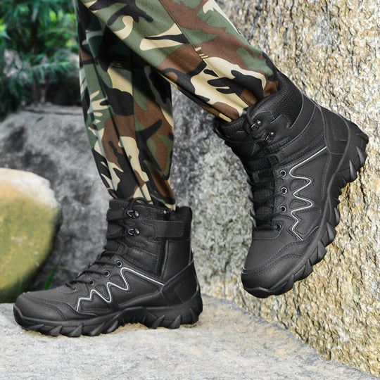 Herren multifunktionale Freizeitstiefel mit hohem Knöchelschutz und rutschfester Sohle EB