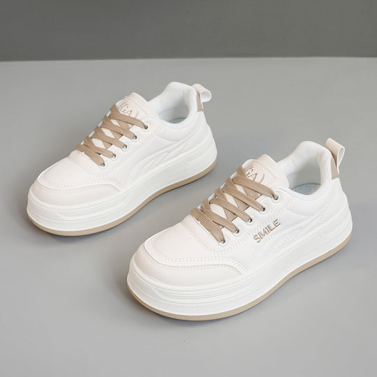 Damen modische Sneakers mit gepolsterter Sohle und atmungsaktiver Obermaterialstruktur EB