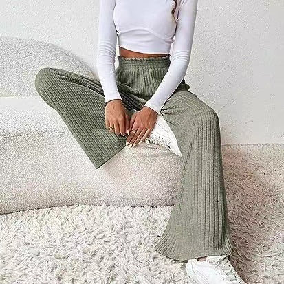 Damen Weite Strickhose EB
