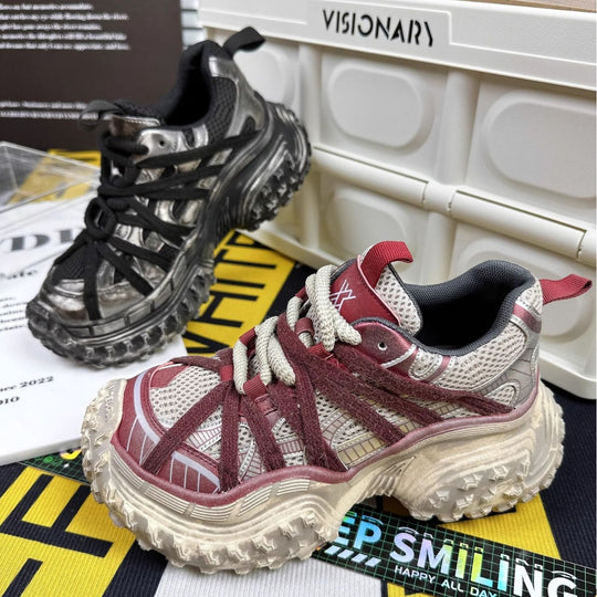 Damen Outdoor-Sneaker mit rutschfester Sohle und atmungsaktiver Konstruktion EB