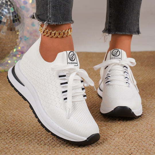 Damen Atmungsaktive Lauf-Sneaker mit flexiblem Obermaterial EB