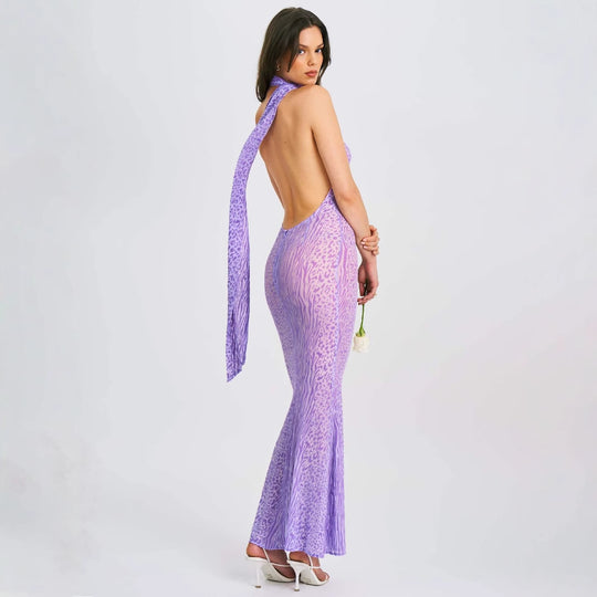 Damen Elegantes Wickelkleid mit asymmetrischem Hals und figurbetontem Schnitt EB