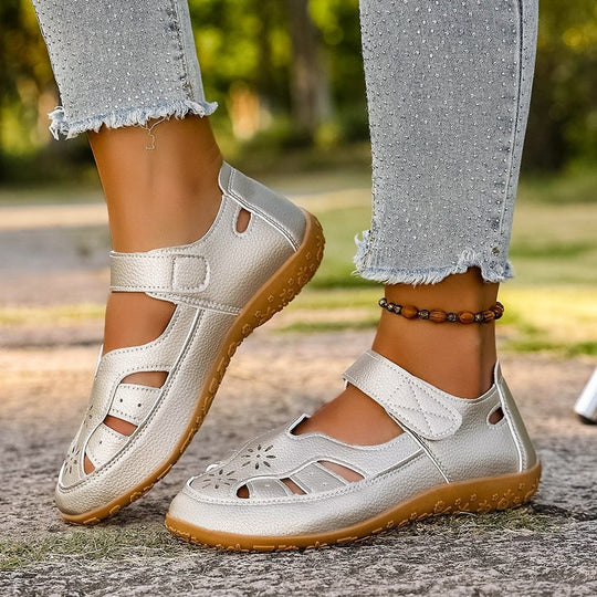 Damen Atmungsaktive Sandalen mit verstellbarem Klettverschluss EB
