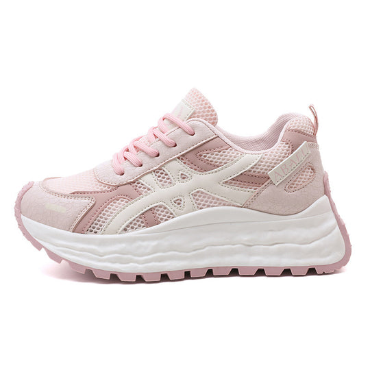 Damen Sneakers mit atmungsaktivem Mesh-Obermaterial und dämpfender Laufsohle EB