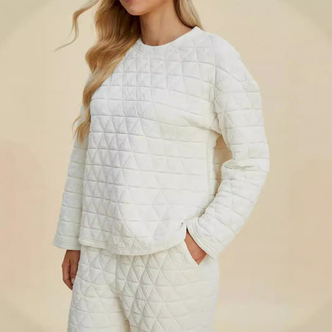 Damen Quilted Lounge-Set EB