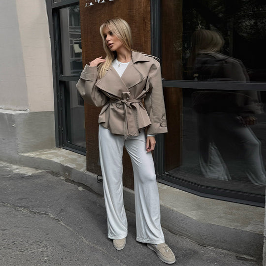 Damen modische Trenchcoat EB