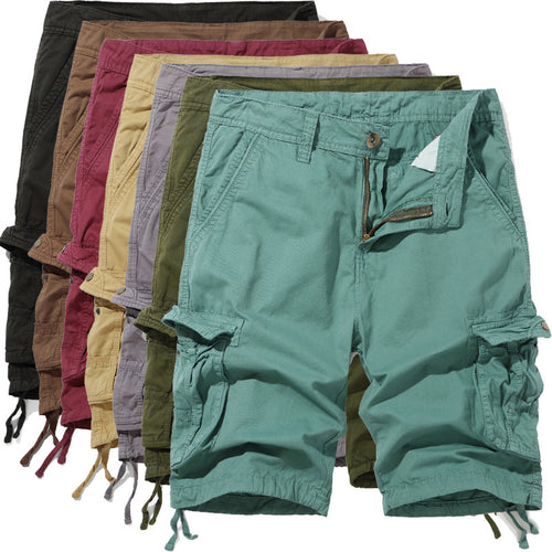 Herren Cargo-Shorts mit praktischen Taschen und verstellbarem Kordelzug EB