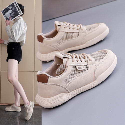 Damen atmungsaktive Freizeitschuhe mit innovativer Netzstruktur und rutschfester Sohle EB