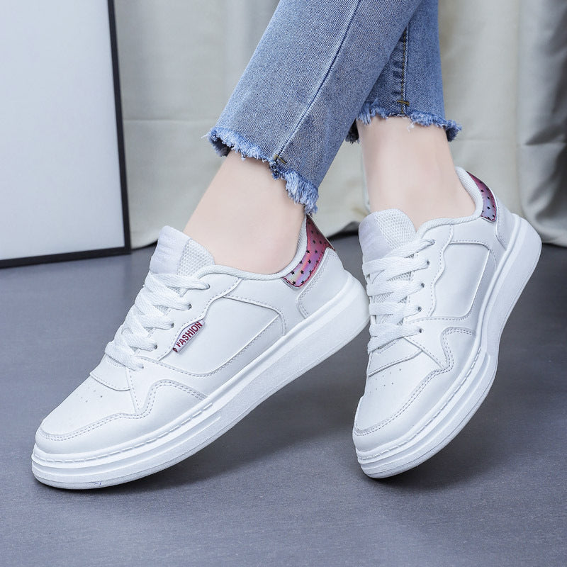 Damen Sportliche Sneakers mit atmungsaktiver Netzstruktur und dämpfender Sohle EB