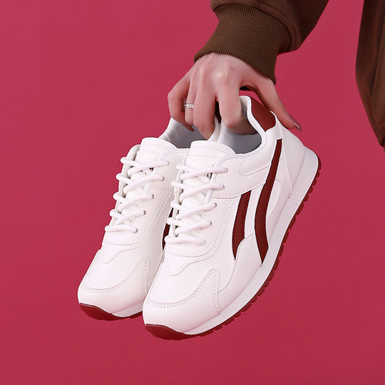 Damen Sportliche Sneakers mit hochwertigem Obermaterial und rutschfester Sohle EB