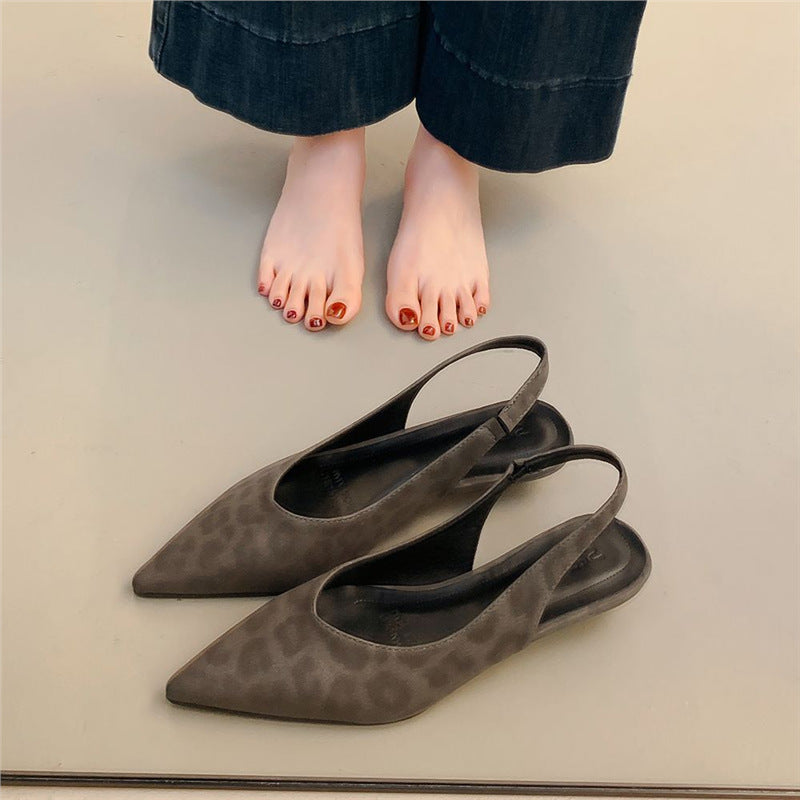 Damen Slingback Pumps mit spitzem Design und gemütlichem Fußbett EB