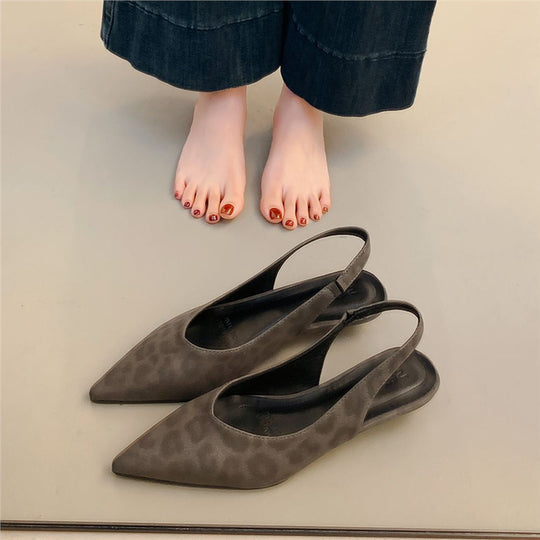 Damen Slingback Pumps mit spitzem Design und gemütlichem Fußbett EB