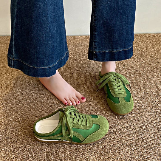 Damen bequeme und atmungsaktive Sneaker mit rutschfester Sohle EB