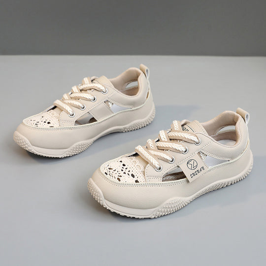 Damen Atmungsaktive Freizeitschuhe mit floralem Netzdesign EB