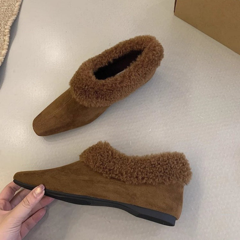 Damen warme und bequeme Hausschuhe mit kuscheligem Fleecefutter EB
