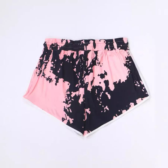 Damen lässige Badeshorts mit kreativem Farbverlauf EB