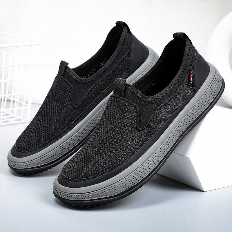 Damen Bequeme und atmungsaktive Slip-On Sneakers mit besonders weichem Innenfutter EB