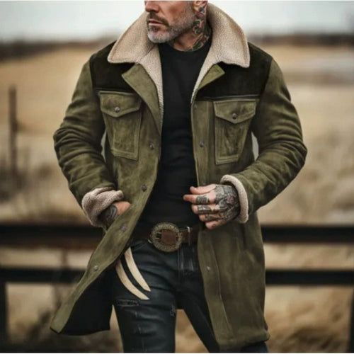 Herren erstklassige Jacke mit Teddyfutter EB