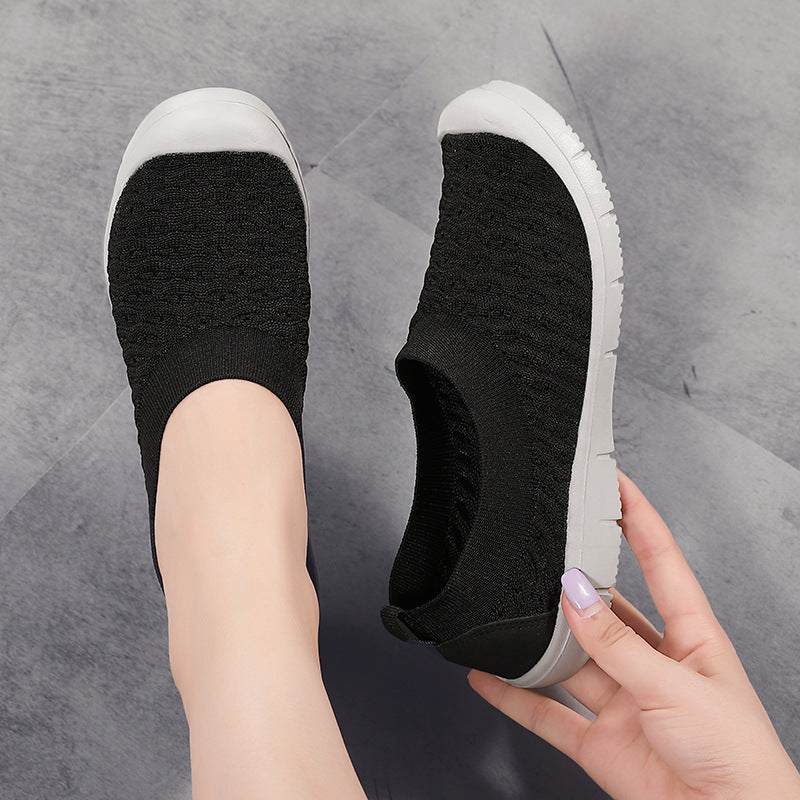 Damen Flexible Badeschuhe mit atmungsaktivem Obermaterial und rutschfester Sohle EB