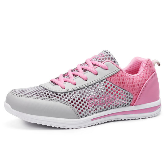 Damen Lauf-Sneaker mit atmungsaktivem Mesh-Obermaterial und bequemer Dämpfung EB