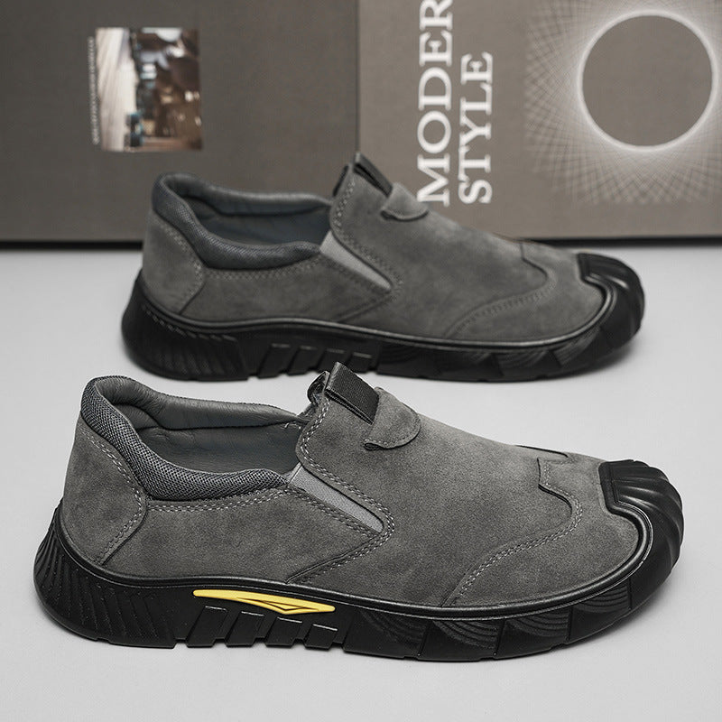 Herren elegante Slip-On Freizeitschuhe im sportlichen Design EB