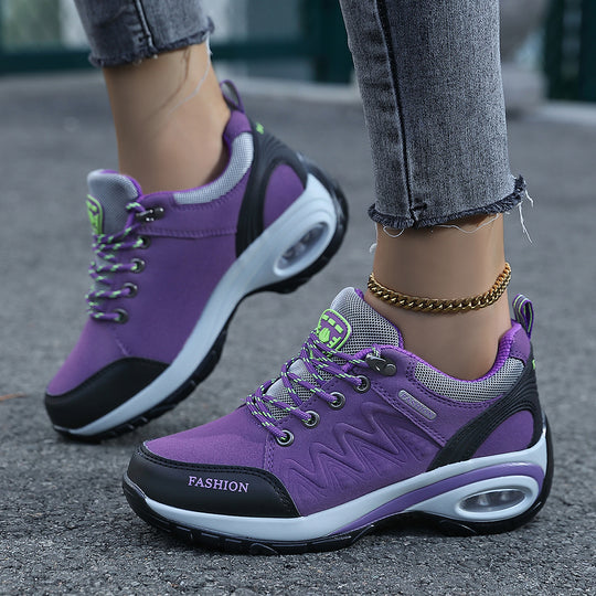 Damen Sportliche Sneakers mit dämpfender Luftpolsterung und flexibler Sohle EB
