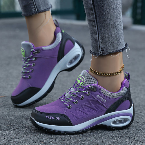Damen Sportliche Sneakers mit dämpfender Luftpolsterung und flexibler Sohle EB